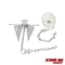Extreme Max Extreme Max 3006.6719 Complete Slip Ring Anchor Kit w Rope / Anchor Chain / Shackle-#10 / 5 lbs. 3006.6719 - alternate 3